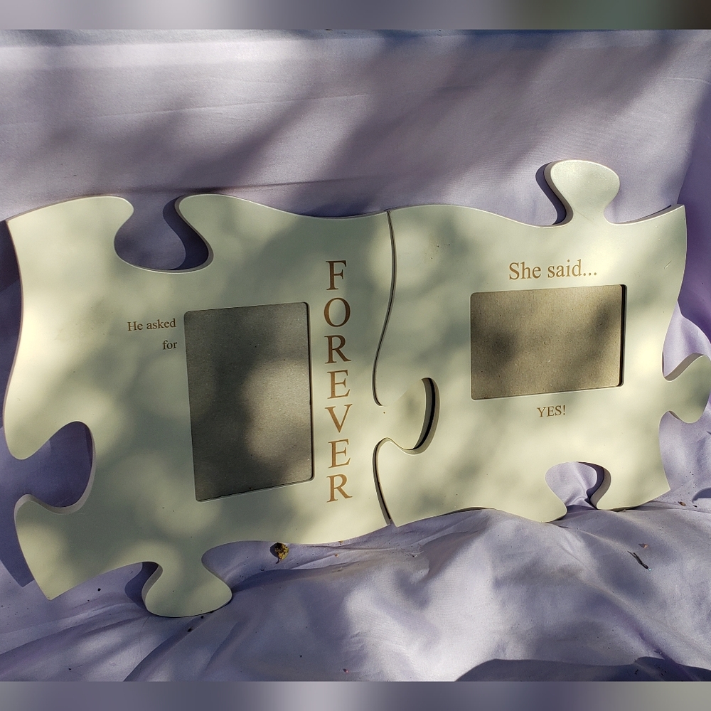 Puzzle Piece Photo Frame